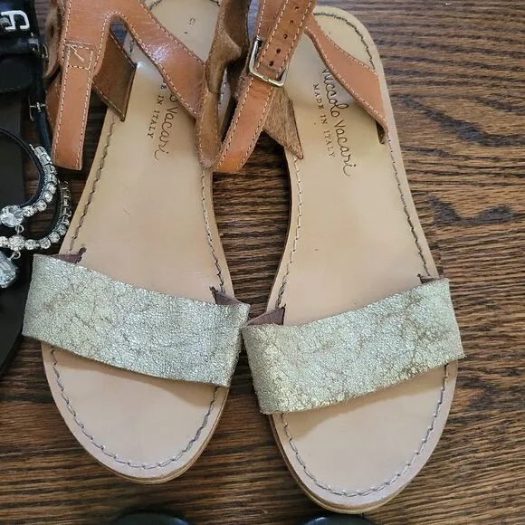 ITALIAN SANDALS Shoes Bundle size 8.5-9 4 pairs