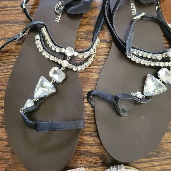 ITALIAN SANDALS Shoes Bundle size 8.5-9 4 pairs