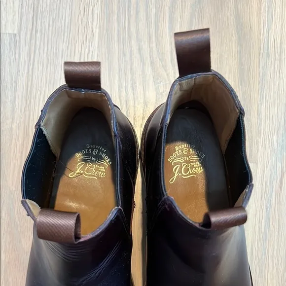 J. Crew Brown Kenton Chelsea Boots Size 9 in Color Eight