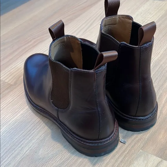 J. Crew Brown Kenton Chelsea Boots Size 9 in Color Eight