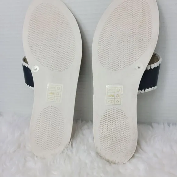 Jack Rogers Boating Womens Sandals Size 8 MidnightBoat Sail Shoes