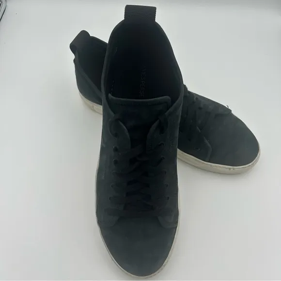 James Perse Los Angeles Men’s 13 Black/Gray Suede Lace Up Sneaker Rubber Sole