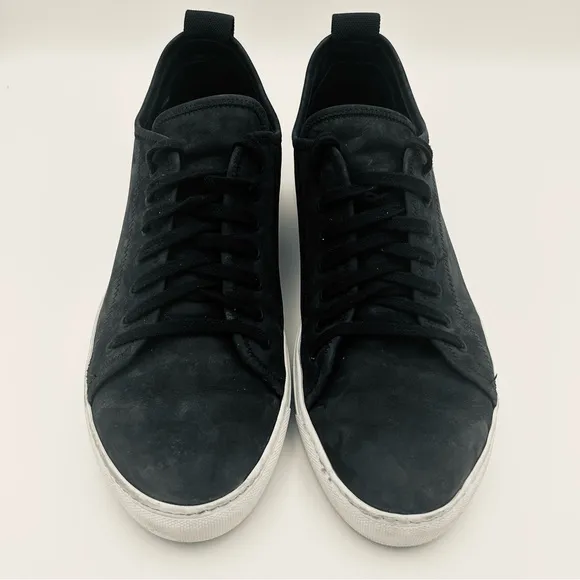 James Perse Los Angeles Men’s 13 Black/Gray Suede Lace Up Sneaker Rubber Sole