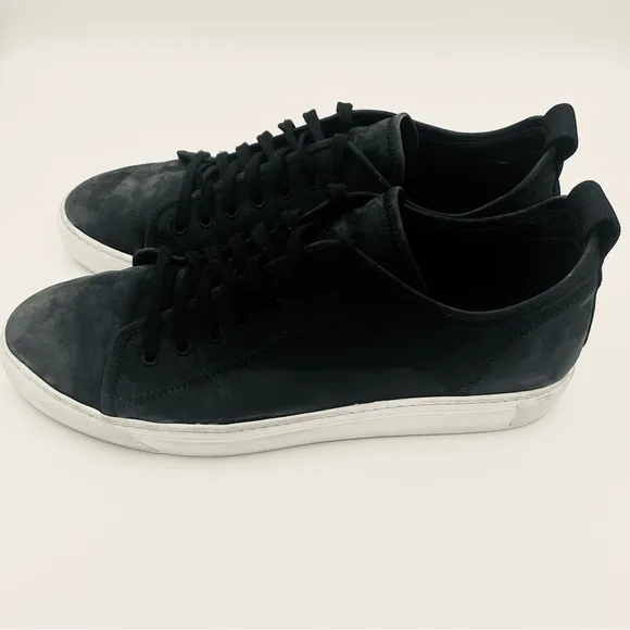 James Perse Los Angeles Men’s 13 Black/Gray Suede Lace Up Sneaker Rubber Sole