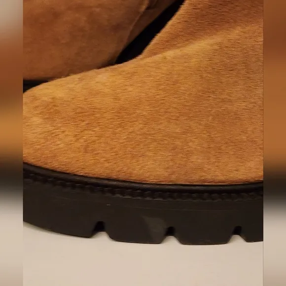 JANET &amp; JANET Marca Suede Boots In Carmel Size 37