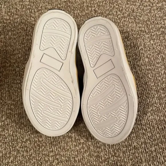 Janie and Jack Navy Blue Leather Perforated Slip On Sneakers Size 6