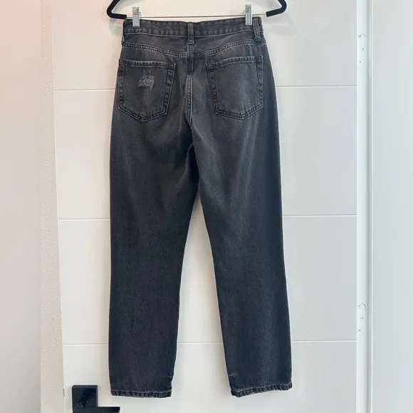 JBD Jeans black denim pant high rise non stretch classic casual trendy fall 27
