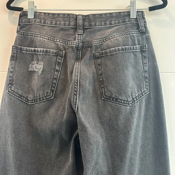 JBD Jeans black denim pant high rise non stretch classic casual trendy fall 27