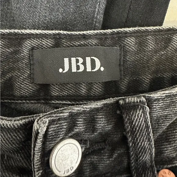 JBD Jeans black denim pant high rise non stretch classic casual trendy fall 27