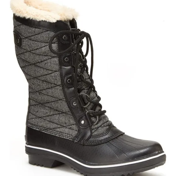 JBU BY JAMBU Chilly Water-Resistant Faux Fur Lined Boots 8.5