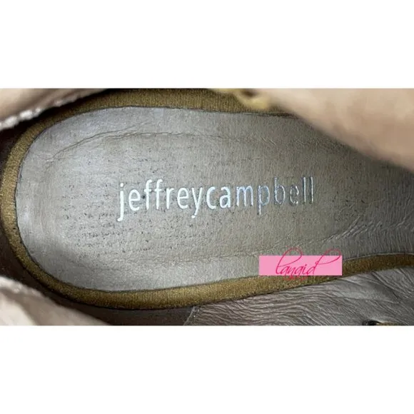 Jeffrey Campbell Batavia Wedge Boots Corset Cutouts Lace-Up Sandal Ankle Booties