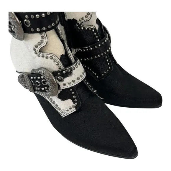 Jeffrey Campbell X Free People Cowhide Leather Ankle Strap Women SZ 8