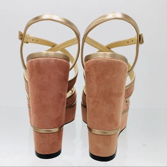 Jimmy Choo Alissa 120 Blush Mix Platform Heel Sandals