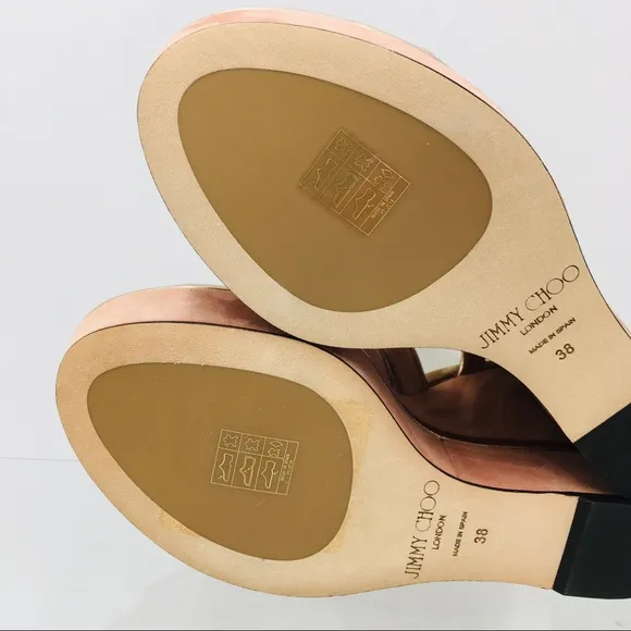 Jimmy Choo Alissa 120 Blush Mix Platform Heel Sandals