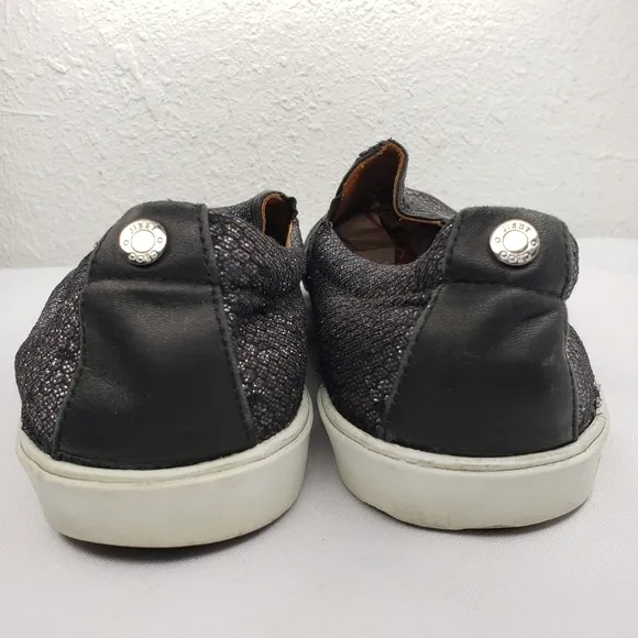Jimmy Choo Demi Metallic Glitter Slip On Sneakers