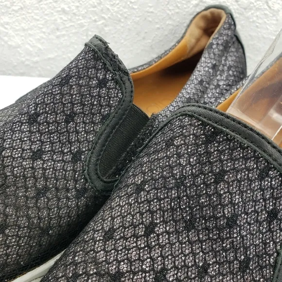 Jimmy Choo Demi Metallic Glitter Slip On Sneakers
