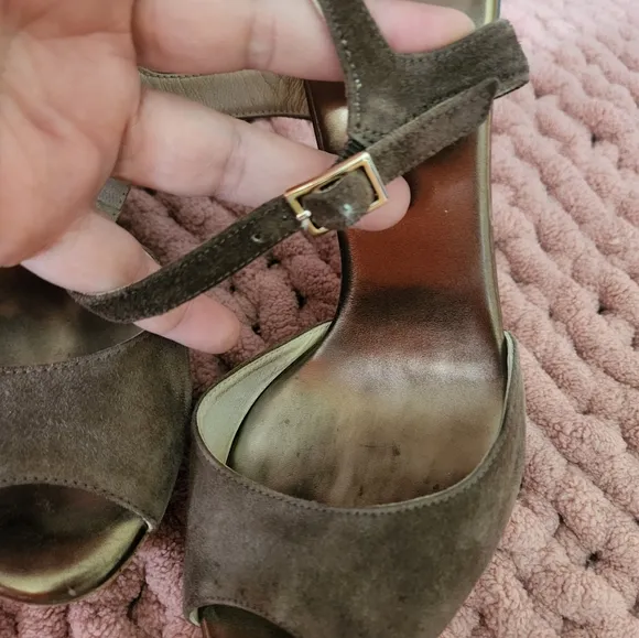 Jimmy Choo Elegant Brown Suede Women's Sandals