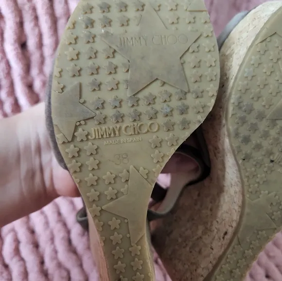 Jimmy Choo Elegant Brown Suede Women's Sandals