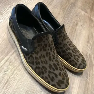 JIMMY CHOO Loafer Sneakers Size 44 Animal Cheetah Leopard Print