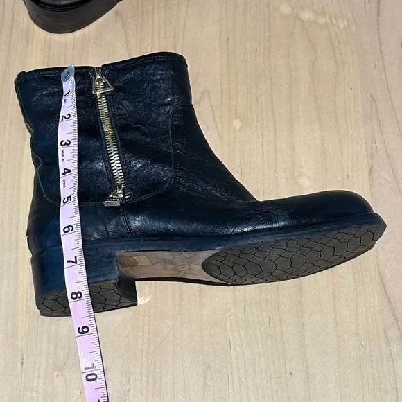 Jimmy Choo Moto Boots, Black Leather, Women's  EU 39