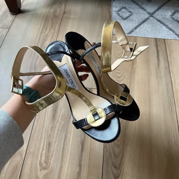 Jimmy Choo T-Strap Sandals