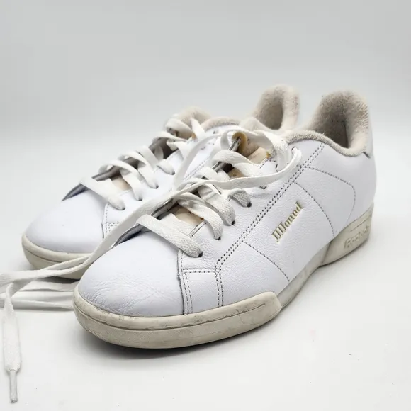 JJJJound X Reebok NPC II White Leather Low Top Sneakers Men Sz 6.5 Womens Sz 8.5