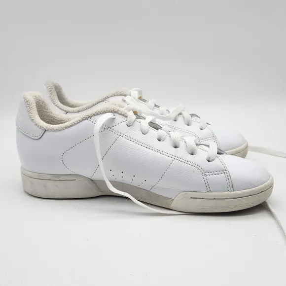 JJJJound X Reebok NPC II White Leather Low Top Sneakers Men Sz 6.5 Womens Sz 8.5