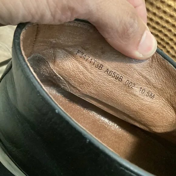 John Varvatos USA‎ Mens Sz 10.5 Remy Black Leather Slip on Sneaker Boot