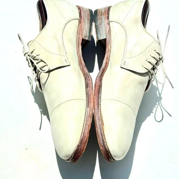 John Varvatos white Oxford Shoes