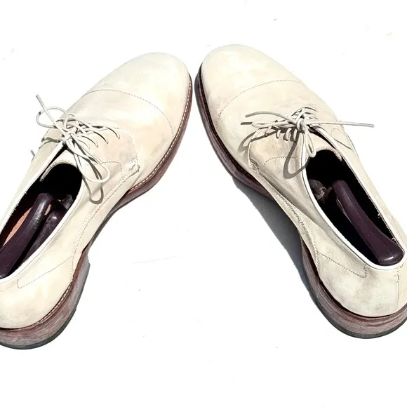 John Varvatos white Oxford Shoes