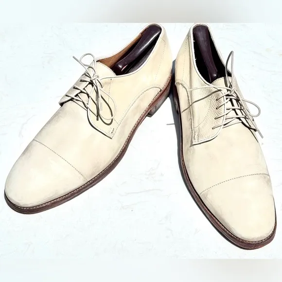 John Varvatos white Oxford Shoes