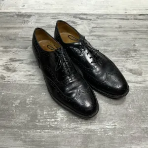 Johnston &amp; Murphy Aristocraft Black Wingtip Oxfords 10.5 D