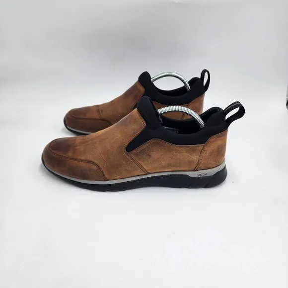 Johnston &amp; Murphy | XC4 Prentiss Slip-On | Tan Oiled Mens Size 10M Brown
