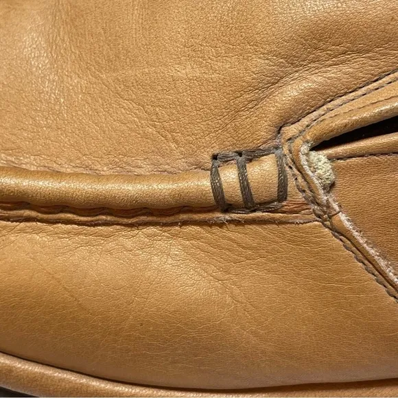 Johnston Murphy After Hours VTG Men’s Smoking Loafer Slippers Tan Leather 10.5N