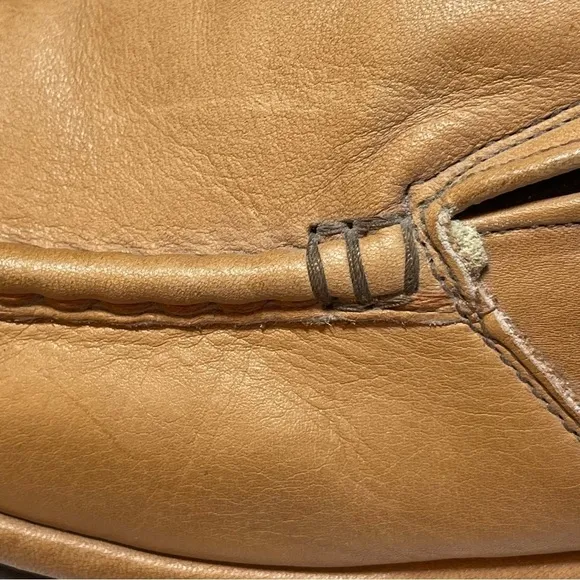 Johnston Murphy After Hours VTG Men’s Smoking Loafer Slippers Tan Leather 10.5N