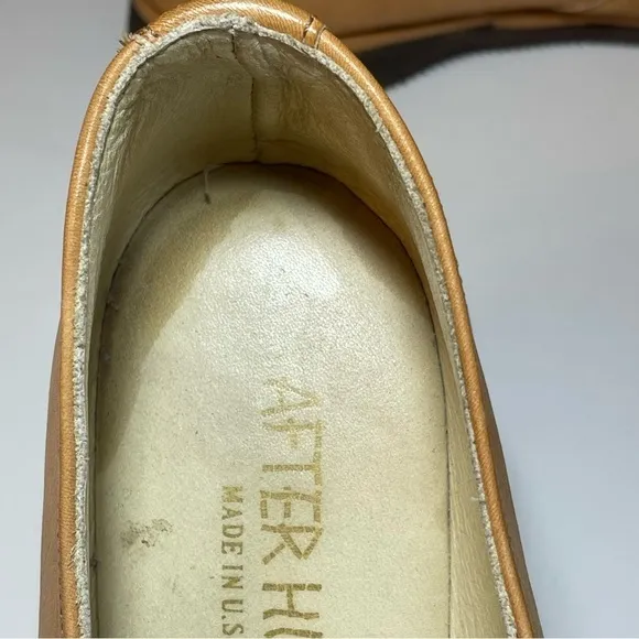 Johnston Murphy After Hours VTG Men’s Smoking Loafer Slippers Tan Leather 10.5N
