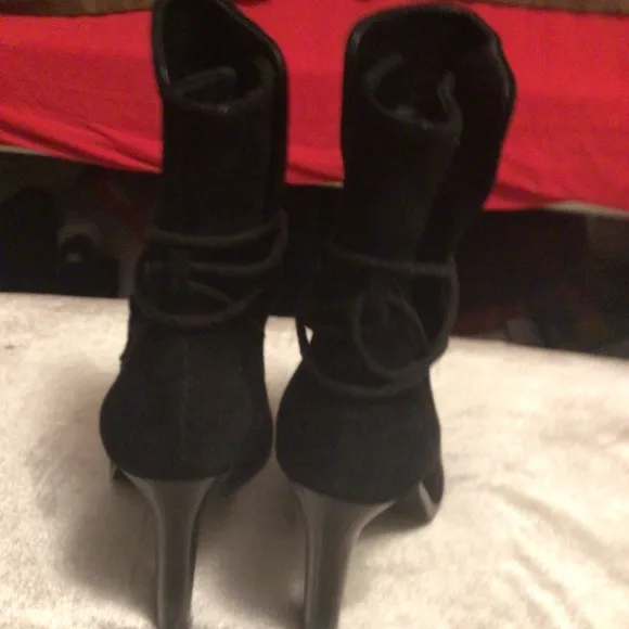 Joie Suede boots with Tassles tie at the ankle
