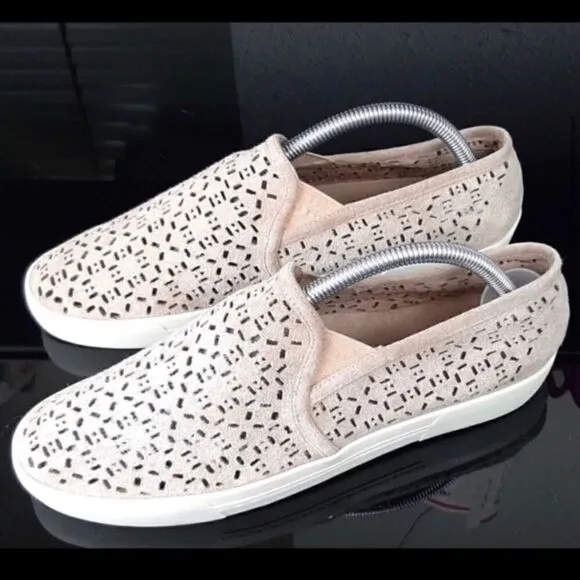 Joie Huxley Dove Perforated Slip On Sneakers 9.5