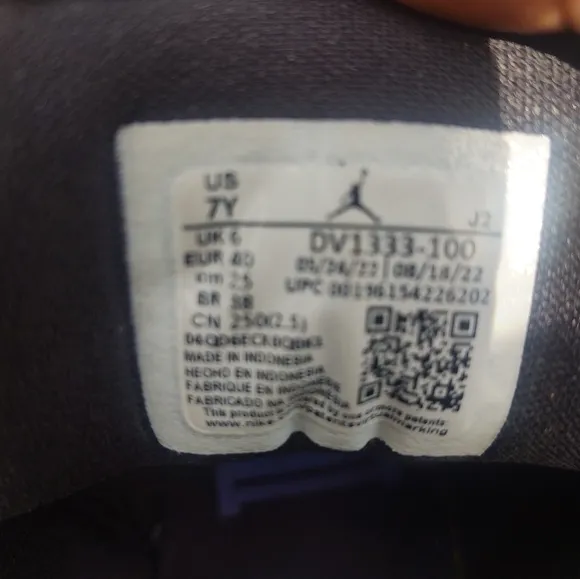 Jordan 1 Low SEConcord Size 7