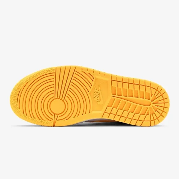 Jordan 1 Mid Laser Orange Black Sneakers Shoes
