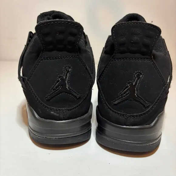 Jordan 4 Retro &quot;Black Cat&quot; Men's Size 8 Basketball Sneakers - Black Shoes