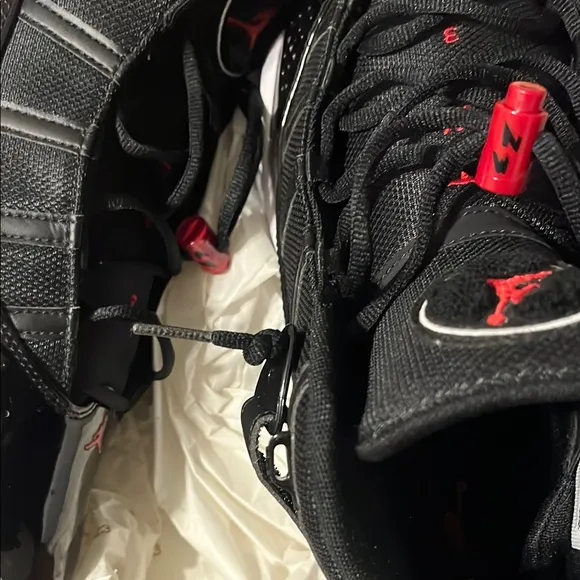 Jordan 6 Rings Sneakers - Black, Red, White