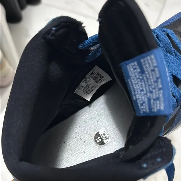 Jordan Blue and Black Sneakers