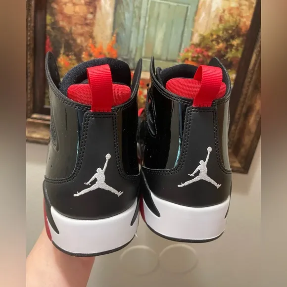 Jordan Flight Club 91 Black University Red sneakers
