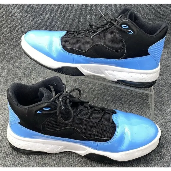 Jordan Shoes Men 9.5 Max Aura 2 Black University Blue Sneakers CK6636-041