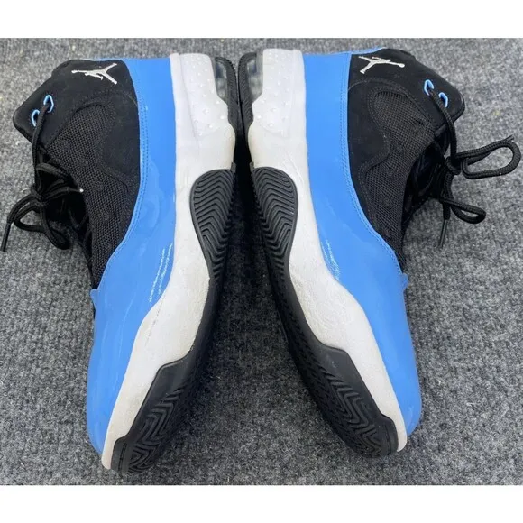 Jordan Shoes Men 9.5 Max Aura 2 Black University Blue Sneakers CK6636-041