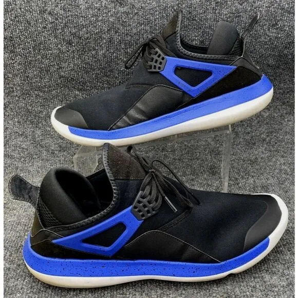 Jordan Shoes Men Size 13 Flight '89 Black Game Blue Royal Sneakers 940267-006