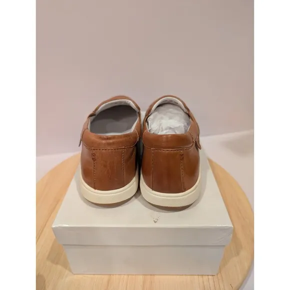 Josef Seibel Caren 26 Skate Inspired Slip On Leather Brown Sneakers Womens 6-6.5