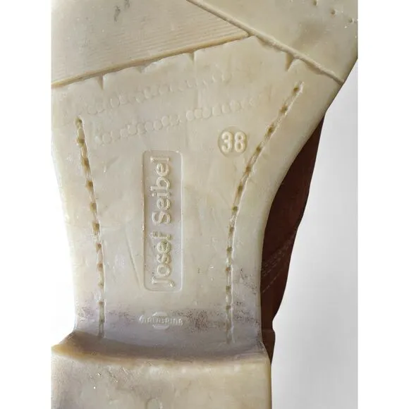 JOSEF SEIBEL Women’s sienna 03 Nubuck Leather Ankle Boots Bootie Lace Up38 EU