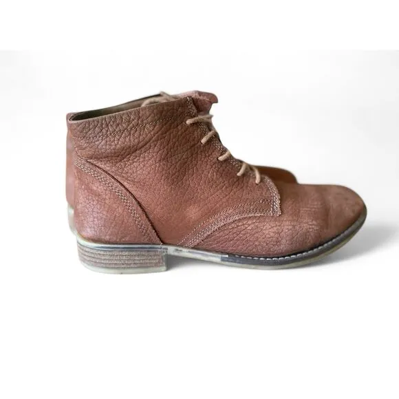 JOSEF SEIBEL Women’s sienna 03 Nubuck Leather Ankle Boots Bootie Lace Up38 EU